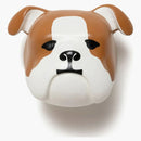 Humano hecho Bulldog Hariko Figura White Brown