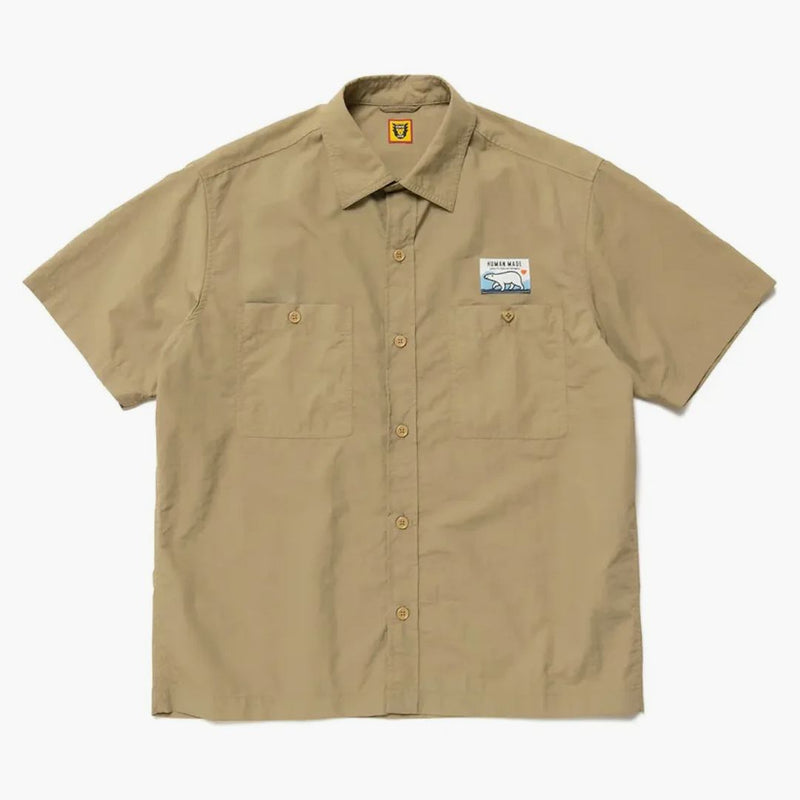 Human Made Camping S/s Shirt Beige