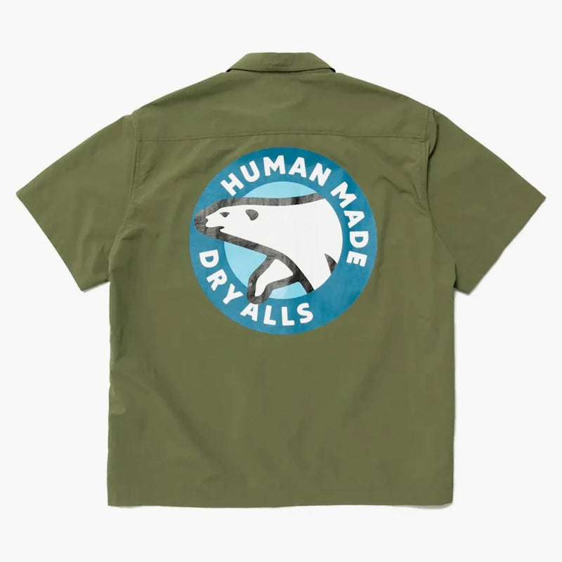 Human Made Camping S/S Shirt Olivedrab