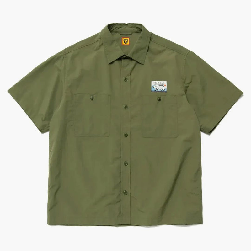 Human Made Camping S/S Shirt Olivedrab