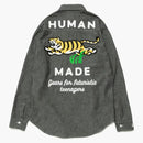 Camisa de chambray hecha por humanos negros