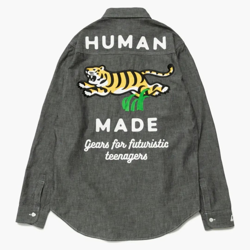 Human Made Chambray Shirt Black