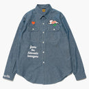 Human Made Chambray Shirt Blue