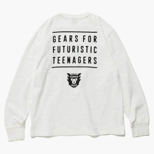 Human Made Classic L/S T-shirt white