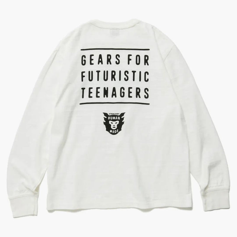 Human Made Classic L/S T-shirt white