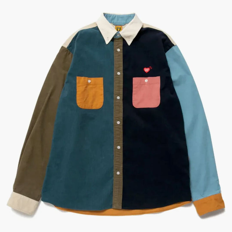 Human Made Crazy Corduroy Shirt Blue Multi