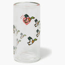 Tumbler de vidrio de doble pared hecha por humanos