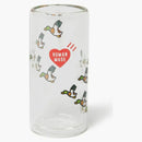 Tumbler de vidrio de doble pared hecha por humanos