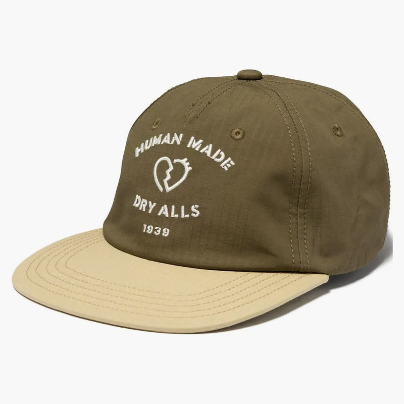 Human Made Dry Alls 5 Panel Rip Stop Cap Olive DRAB