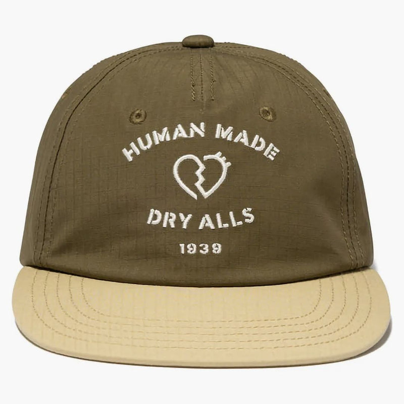 Human Made Dry Alls 5 Panel Rip Stop Cap Olive DRAB