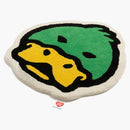 Faccia di anatra fatta umana piccola verde