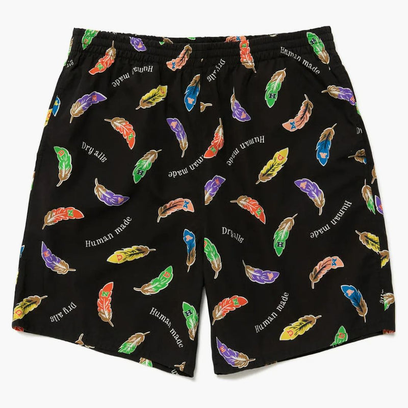 Human Made Feather Shorts Black