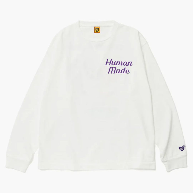 Lidské vyrobené tričko Flamingo L/S bílé