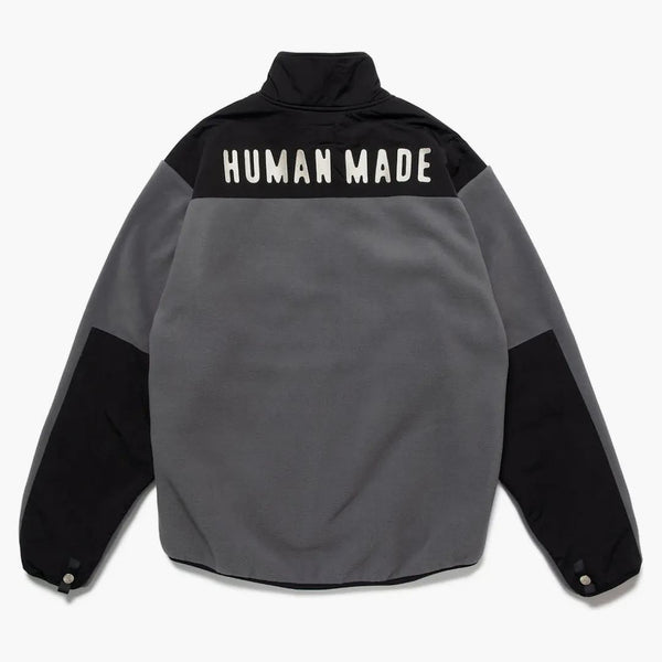 Lidský fleece Half-Zip pulver šedá