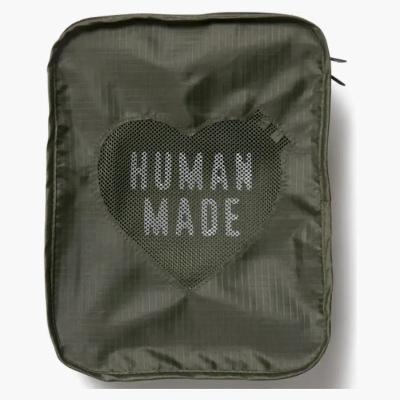 Human Made Gusset Small Case Olive DRAB
