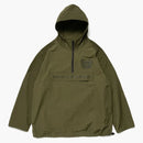 Human Made Half Zip Anorak Jacket Olive Drab