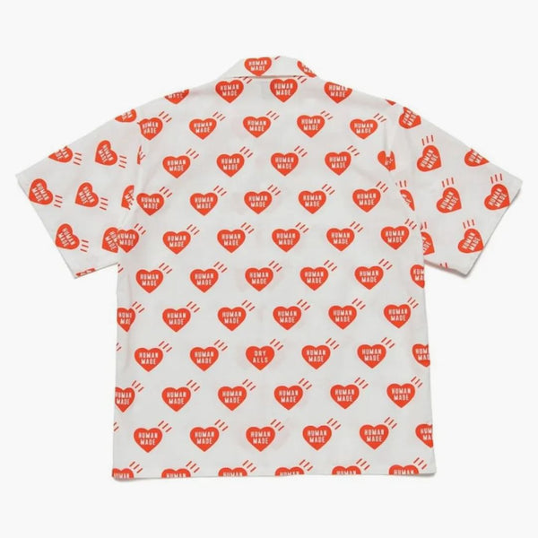Human Made Heart Aloha Shirt White