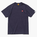 Camiseta de insignia de corazón humano (SS23) Navy