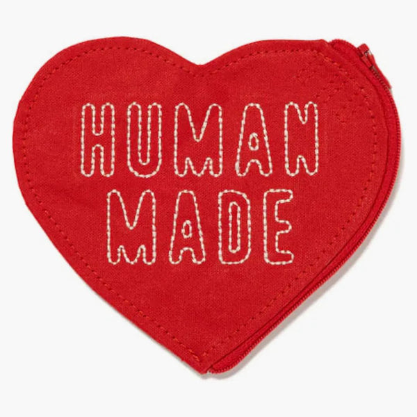 Human Made Heart Bank Pouch Red