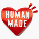 Cojín de corazón hecho humano rojo