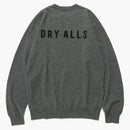 Cuore fatto umano grigio maglione a maglia