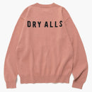 Suéter de punto de punto humano hecho l/s rosa