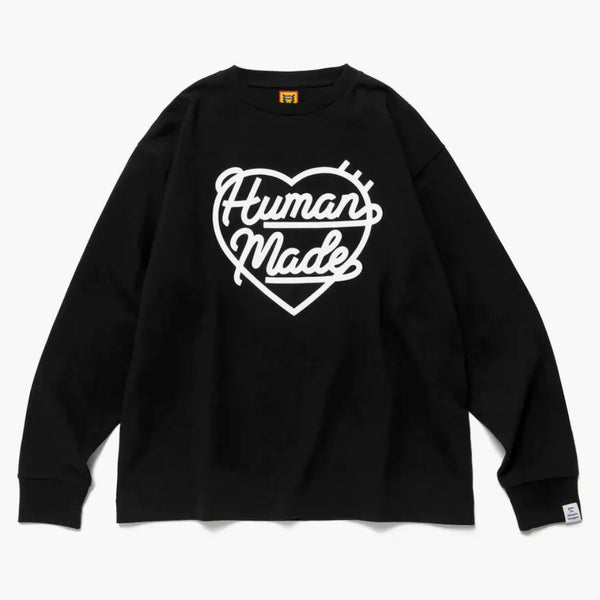 Human Made Heart L/S T-shirt Black