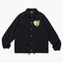 Human Made Heart Logo Coach Jacket Black