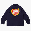 Human Made Heart Logo Coach Jacket Navy