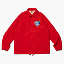 Human Made Heart Logo Coach Jacket Red