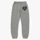 Human Made Heart Logo Sweatpants Gray