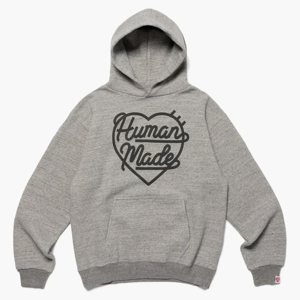 Felpa con cappuccio per il sudore del cuore fatto umano (FW22) grigio