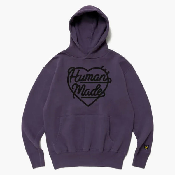Human Made Made Heart Tsuriami Hoodie Purple