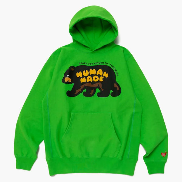 Lidská vyrobená těžká váha #1 mikina zelená