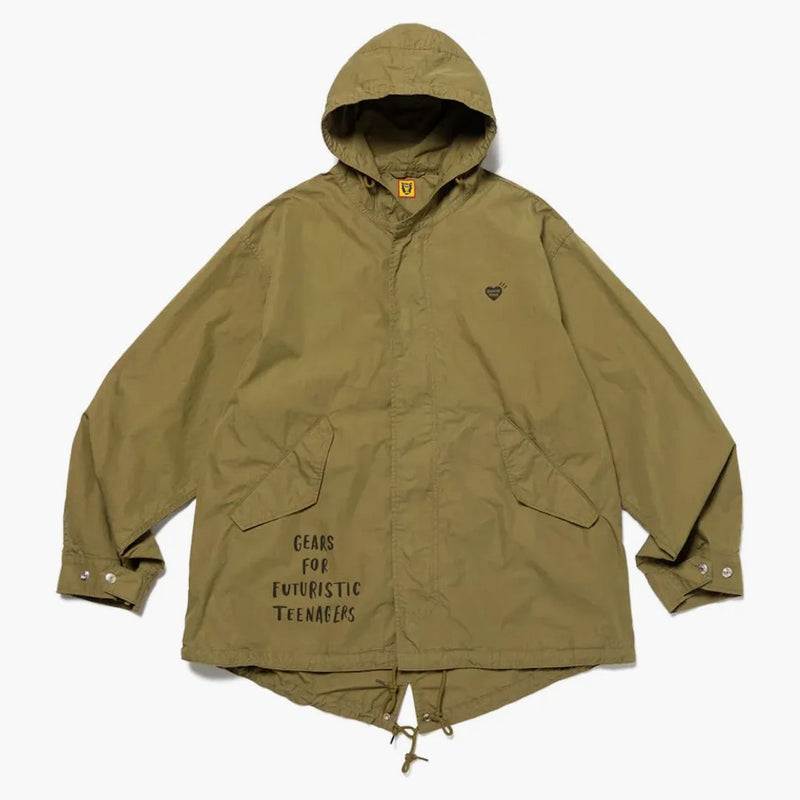 Human Made Hooded Coat Olivedrab