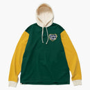 Human Made Hooded Rugby Shirt Green