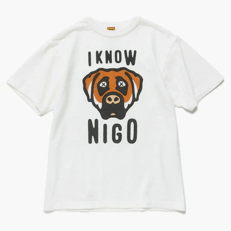 Humano hecho con la camiseta Nigo Kaws White White