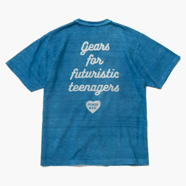 Human Made Indigo Heart Badge T-shirt Indigo Blue
