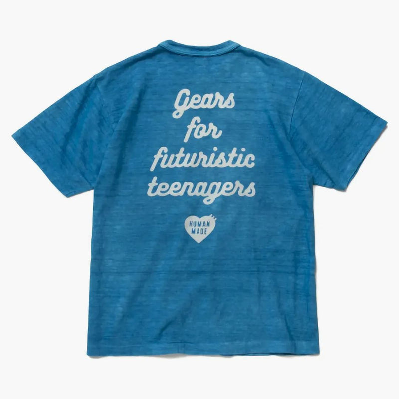 Human Made Indigo Heart Badge T-shirt Indigo Blue