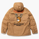 Human made insulated hunting jacket brown