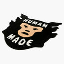 Alfombra de cara grande hecha por humanos negros