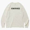 Human Made Linen Blend Knit Sweater White