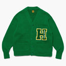 Human Made Low Gauge Knit Cardigan Green