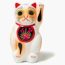 Human Hecho Lucky Cat Hariko Figura White
