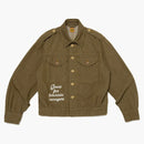 Giacca di jeans militare fatta umana Oliverab