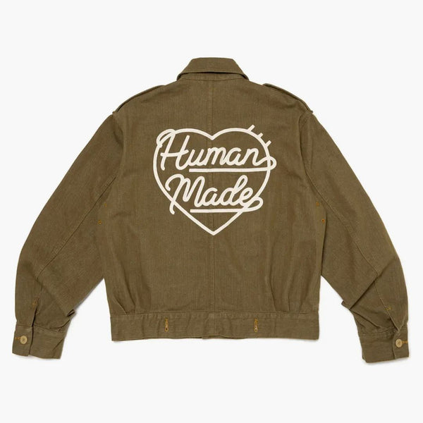Human made military denim jacket oliverab