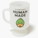 Human Made Milk Glass Pedestal Mug Duck