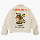 Human Made Natural Denim Work Jacket White