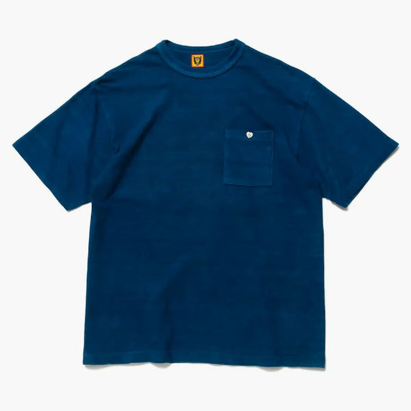 Human Made Ningen-sei Indigo Pocket T-shirt Indigo Blue