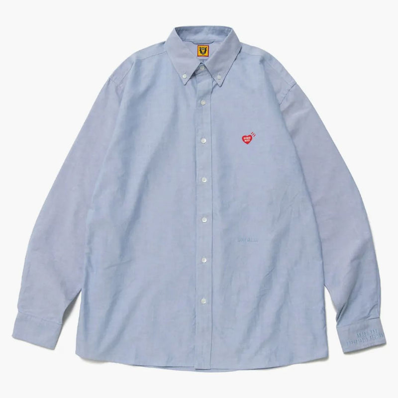 Shirt Oxford Bd L/s fatto umano blu blu